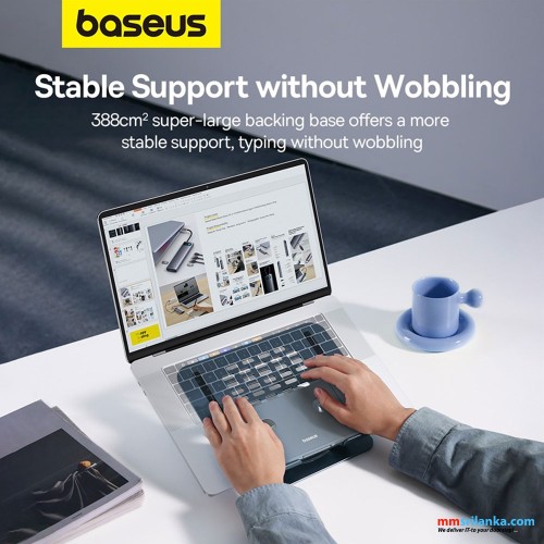 Baseus UltraStable Pro Series 360° Rotatable and Foldable Laptop Stand (Three-Fold Version) Space Grey